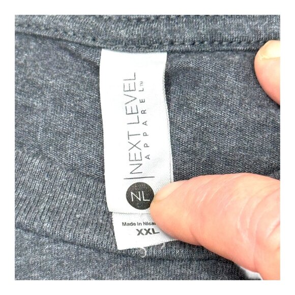 Bigfoot Yeti Navy Blue Tee Shirt Graphic T-Shirt XXL By Next Level Apparel - Picture 4 of 6